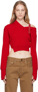 Красный свитер Le Chouchou La Maille Seville Jacquemus