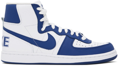 Сине-белые высокие кеды Nike Edition Terminator Comme des Garçons