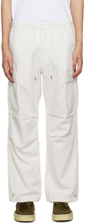 Белые брюки-карго Snopants Maharishi