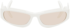 Белые солнцезащитные очки Turner Burberry
