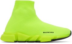 Детские желтые кроссовки Speed Balenciaga Kids