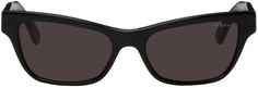Черные прямоугольные солнцезащитные очки Hailey Bieber Edition Vogue Eyewear