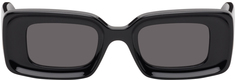 Черные прямоугольные солнцезащитные очки LOEWE