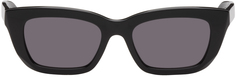 Черные блестящие прямоугольные солнцезащитные очки Givenchy