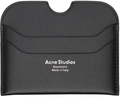 Визитница с черным логотипом Acne Studios