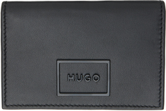 Визитница с черным логотипом Hugo