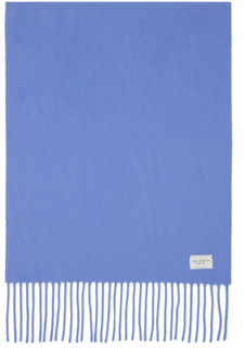 Синий узкий шарф Addison в стиле ретро rag &amp; bone