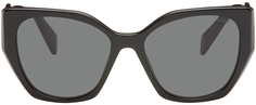 Черные солнцезащитные очки «кошачий глаз» Prada Eyewear