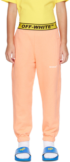 Off-White Детские оранжевые спортивные штаны в индустриальном стиле