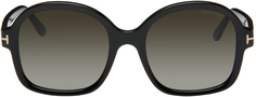 Черные блестящие солнцезащитные очки Hanley TOM FORD