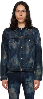 Темно-синяя классическая джинсовая куртка Journey Ksubi