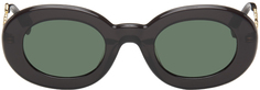 Черные солнцезащитные очки Le Raphia Les lunettes Pralu, разноцветные Jacquemus