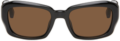 Черные солнцезащитные очки Linda Farrow Edition Dries Van Noten