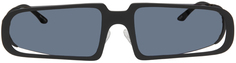 Черные солнцезащитные очки Link Синие Henrik Vibskov