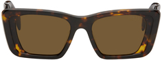 Солнцезащитные очки «кошачий глаз» черепаховой расцветки Prada Eyewear