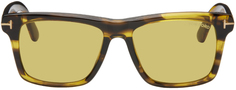 Солнцезащитные очки Buckley черепаховой расцветки TOM FORD
