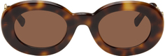 Черепаховые солнцезащитные очки Le Raphia Les Lunettes Pralu Jacquemus