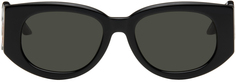 Черные волнистые солнцезащитные очки Casablanca