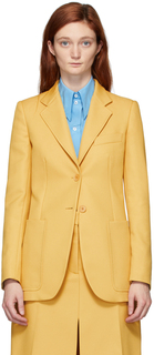 Stella McCartney Желтая куртка Amanda из переработанного материала