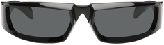 Черные солнцезащитные очки для подиума Prada Eyewear