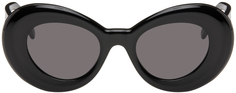 Черные солнцезащитные очки с пышной оправой LOEWE