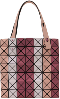 Розовая сумка-тоут в полоску Prism BAO BAO ISSEY MIYAKE