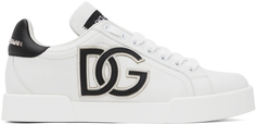 Белые кроссовки Dolce &amp; Gabbana Portofino