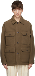 Светло-коричневая двусторонняя куртка LEMAIRE