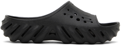 Черные шлепанцы Echo Crocs