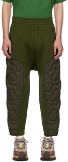 Moncler Genius Moncler x Salehe Bembury Зеленые пуховые брюки