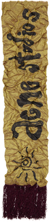 Желтый шарф с логотипом Acne Studios
