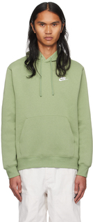 Зеленая толстовка с карманом-кенгуру Масло-зелёный/Масло Nike