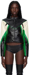 Черная куртка из искусственной кожи Hannah Jewett Edition Vaughn Miaou
