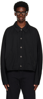 Черная куртка с рукавами «летучая мышь» KOZABURO