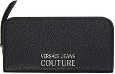 Черный аппаратный кошелек Versace Jeans Couture