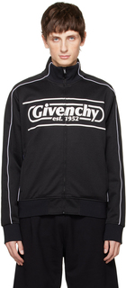 Черная спортивная куртка с окантовкой Givenchy
