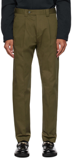 Зеленые брюки со складками Paul Smith