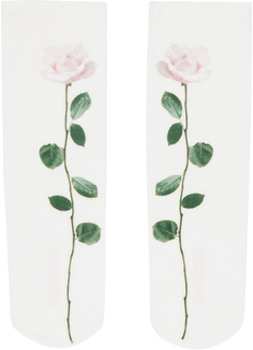 Белые носки Le Chouchou Les Chaussettes Rosa Розовый Jacquemus