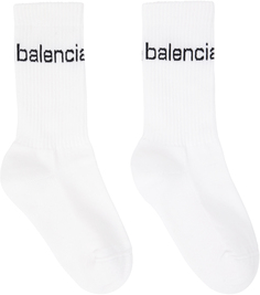 Белые носки Balenciaga Bal.Com
