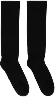 Rick Owens DRKSHDW Черные носки для писсуара