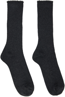 Серые низкие носки AURALEE