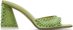Зеленые мини-туфли Devon The Attico