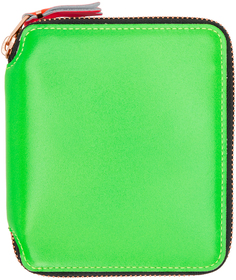 Зеленый кошелек Super Fluo Comme des Garçons
