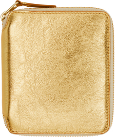 Золотой кошелек на молнии Comme des Garçons