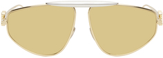Золотые солнцезащитные очки-авиаторы New Spoiler LOEWE