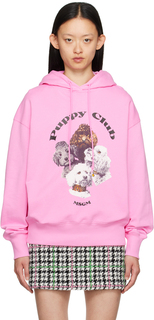 Розовое худи MSGM Puppy Club