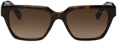 Квадратные солнцезащитные очки черепаховой расцветки Hailey Bieber Edition Vogue Eyewear