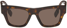 Квадратные солнцезащитные очки черепаховой расцветки Burberry
