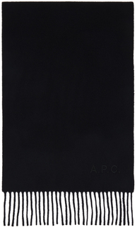 Черный шарф Ambroise Brodee A.P.C.