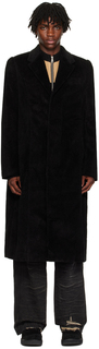 Черное пальто с зубчатыми лацканами ADER error